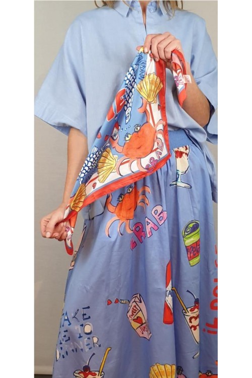 PAÑUELO MILANO ESTAMPADO