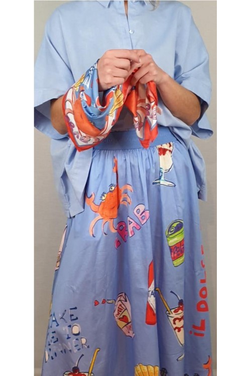 PAÑUELO MILANO ESTAMPADO