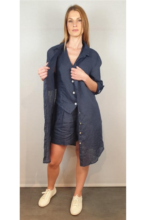 CAFTÁN ZELINO AZUL MARINO