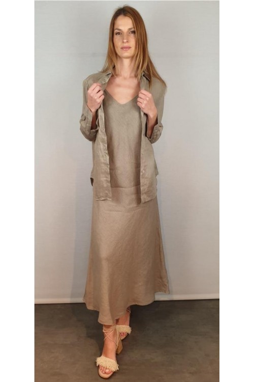 CAMISA ZELINO TOSTADO