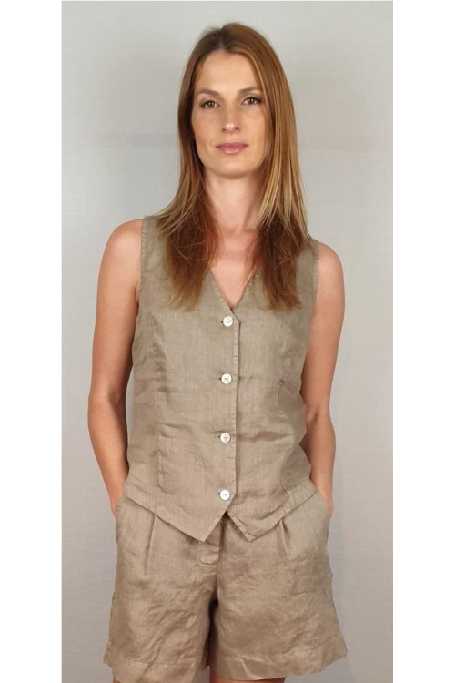 CHALECO ZELINO TOSTADO