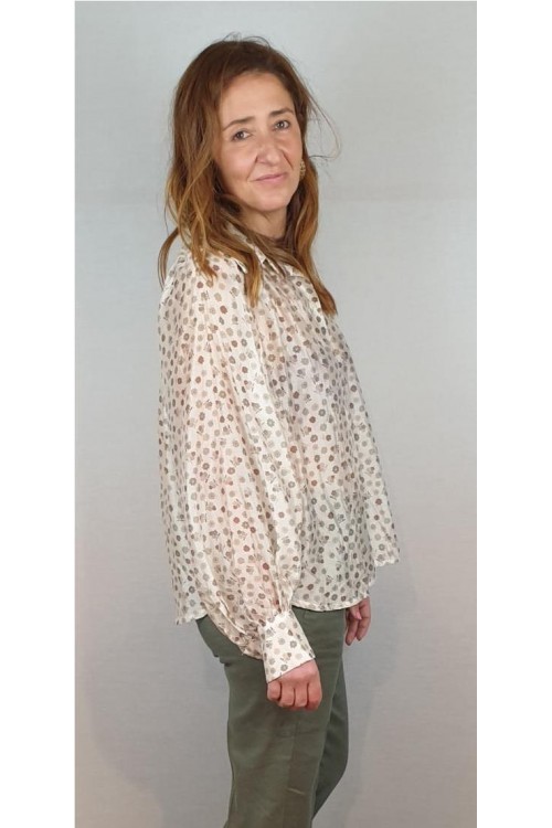 CAMISA CECILE WANG KAKI 2