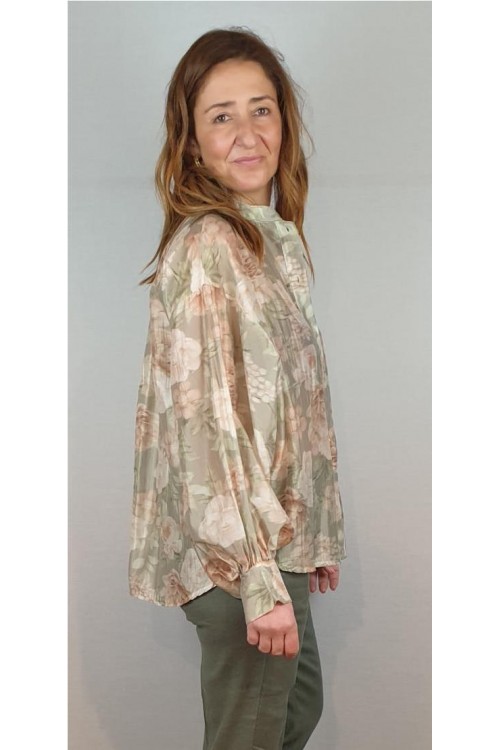 CAMISA CECILE WANG KAKI 2