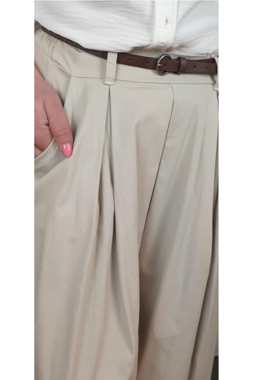 FALDA PANTALON CECILE BEIGE
