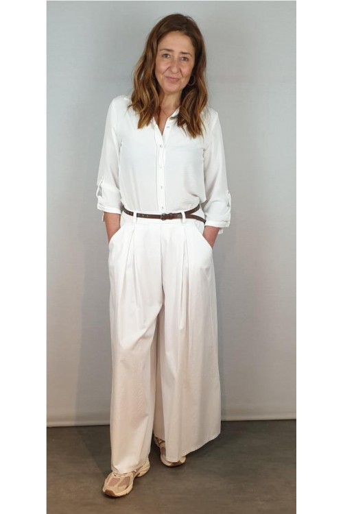 FALDA PANTALON CECILE BLANCO