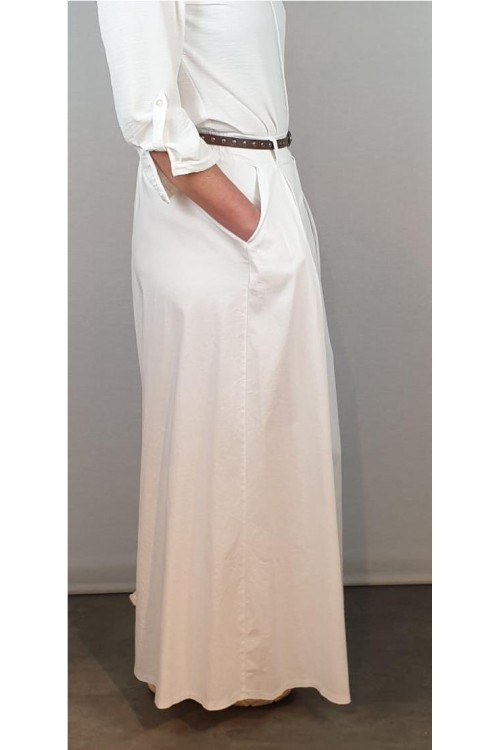 FALDA PANTALON CECILE BLANCO