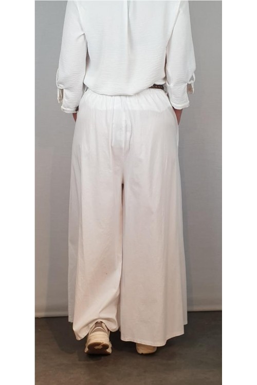 FALDA PANTALON CECILE BLANCO