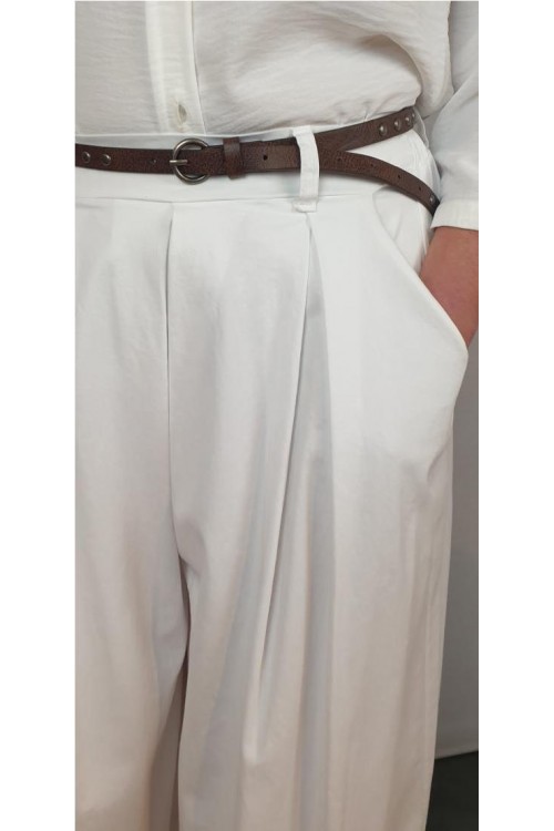 FALDA PANTALON CECILE BLANCO