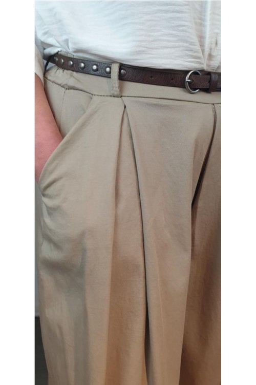 FALDA PANTALON CECILE CAMEL