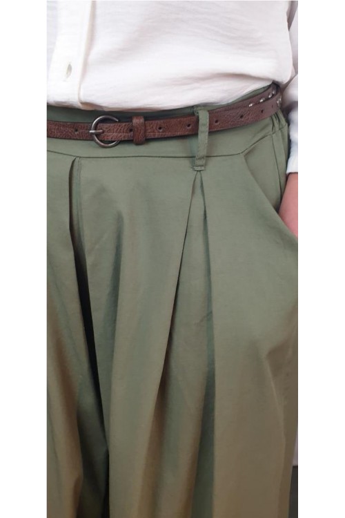 FALDA PANTALON CECILE KAKI