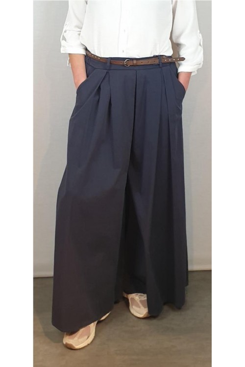 FALDA PANTALON CECILE AZUL MARINO