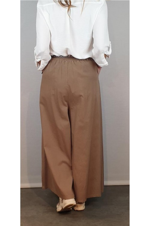 FALDA PANTALON CECILE MARRON