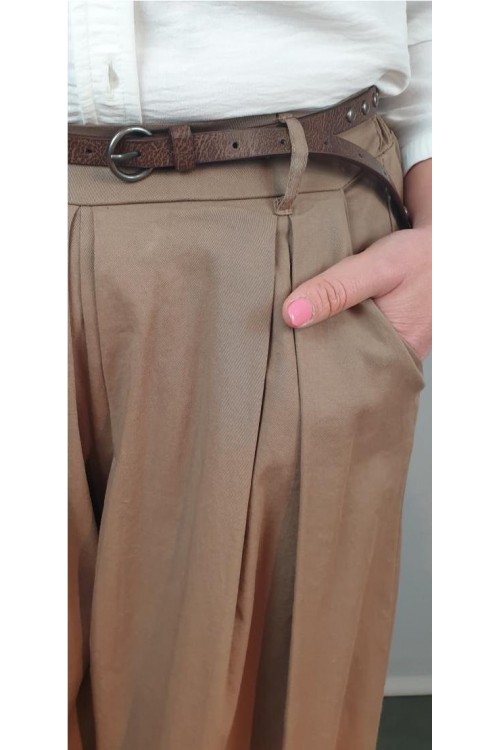 FALDA PANTALON CECILE MARRON