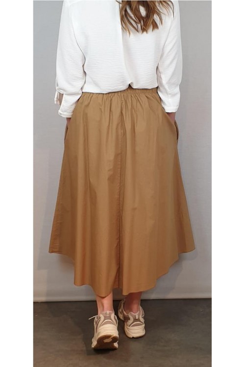 FALDA CECILE WANG CAMEL