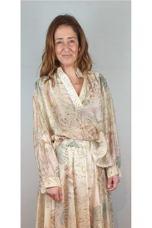 BLUSON CECILE WANG ESTAMPADO