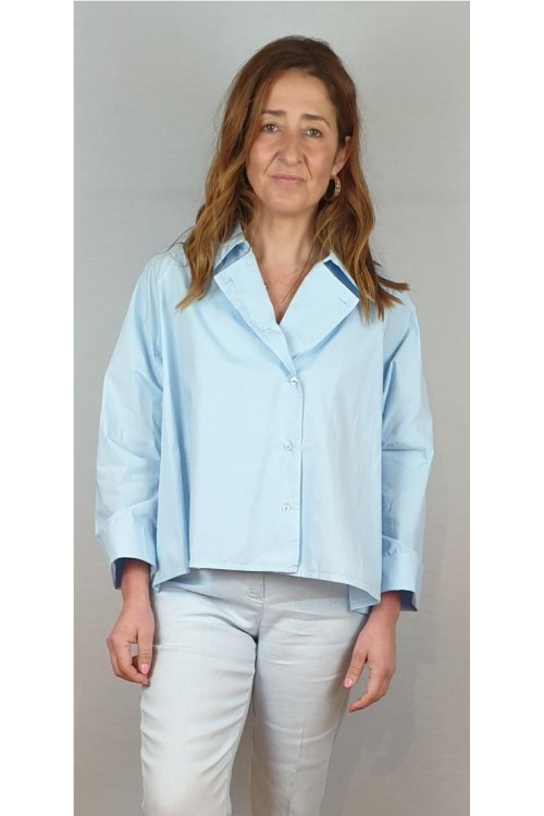 CAMISA CECILE WANG CELESTE