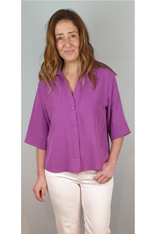 CAMISA CIVIT MORADO