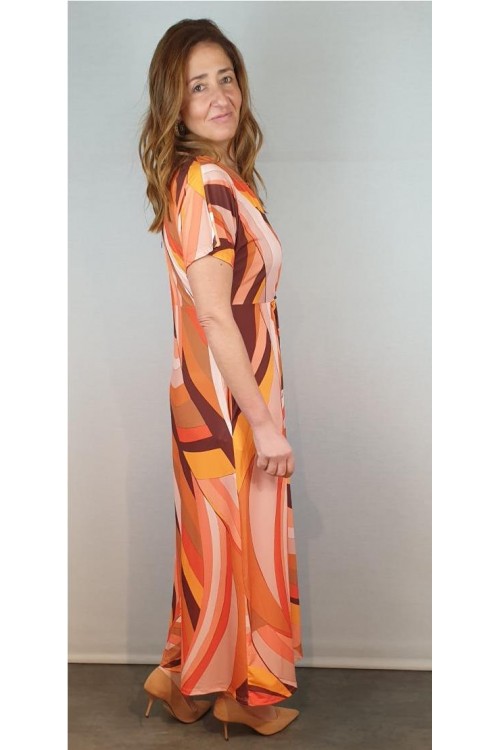 VESTIDO KMISS NARANJA