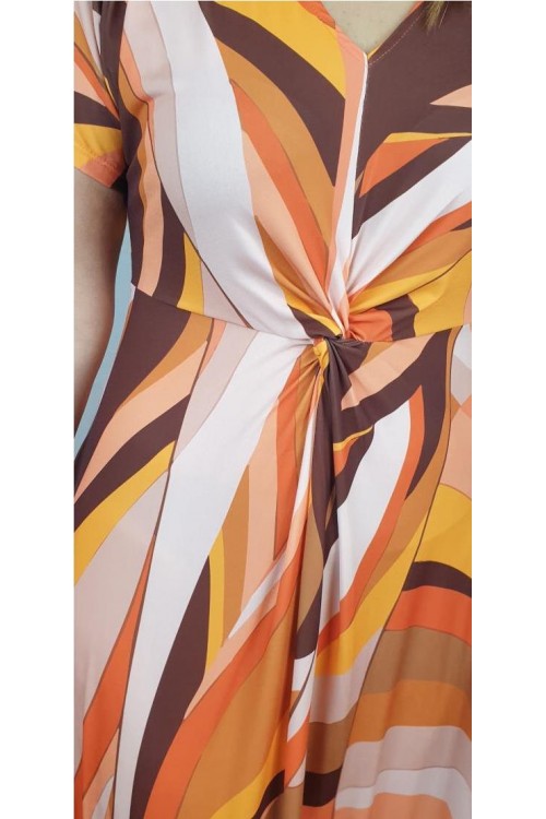 VESTIDO KMISS NARANJA