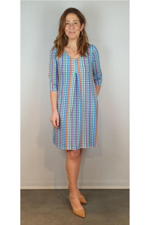 VESTIDO KMISS ESTAMPADO