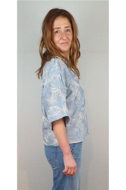 BLUSON PRIVILEGE AZUL