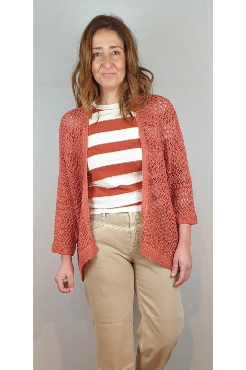 CHAQUETA QUINTO PUNTO TEJA