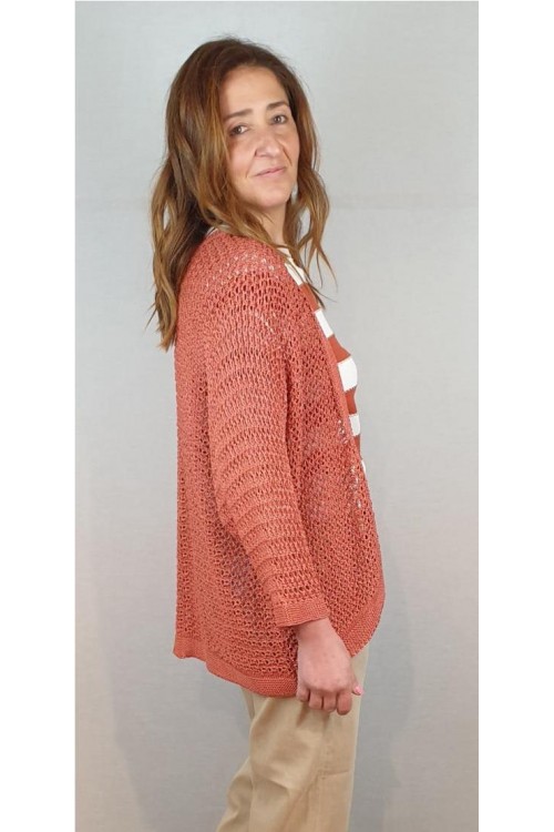 CHAQUETA QUINTO PUNTO TEJA 2