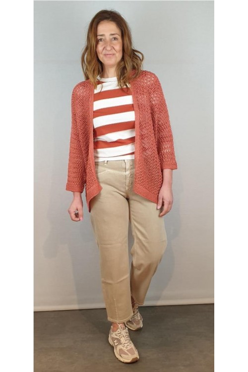 CHAQUETA QUINTO PUNTO TEJA