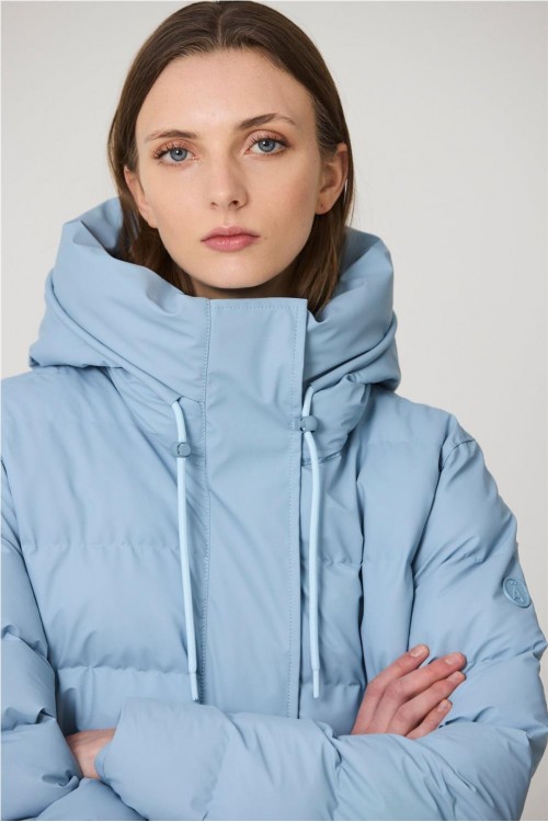 PARKA TANTA CELESTE