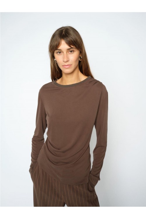 CAMISETA MOS MOSH MARRON