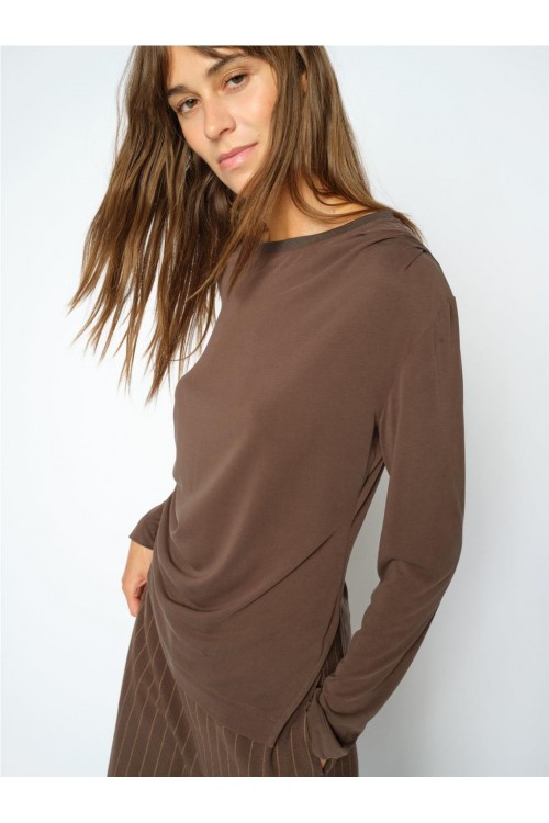 CAMISETA MOS MOSH MARRON 2