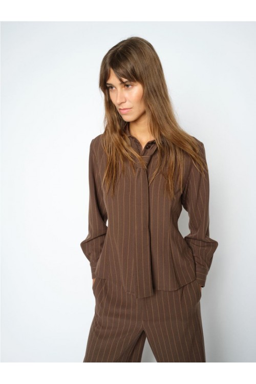 CAMISA MOS MOSH MARRON