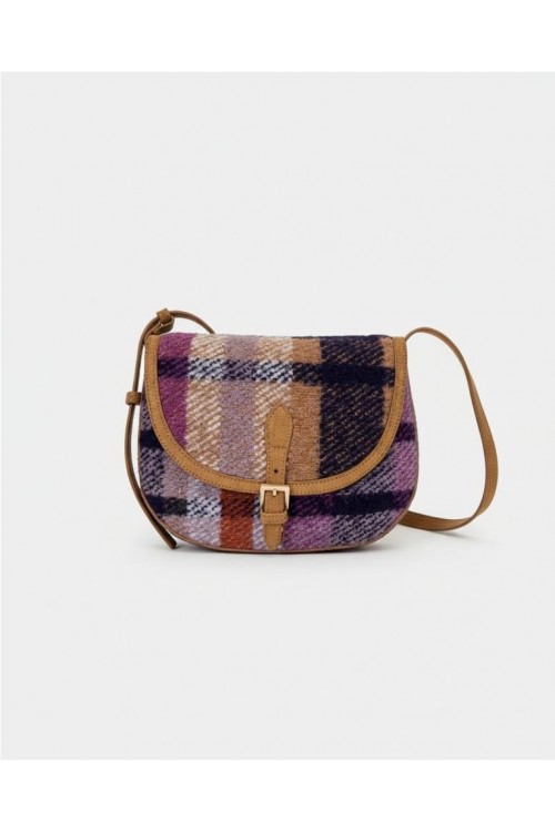 Bolso alforjas de cuadros...
