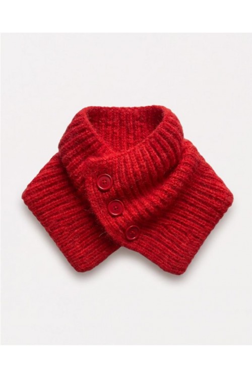 Cuello ancho de punto ROJO