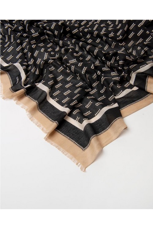 Pañuelo estamapdo NEGRO