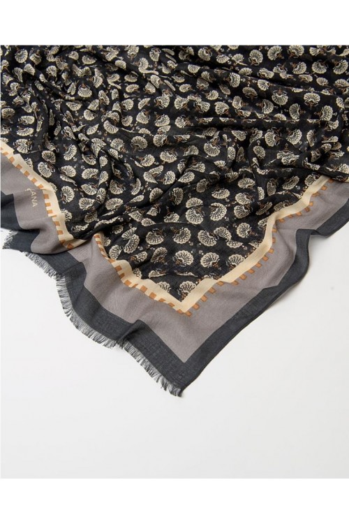 Pañuelo estamapdo NEGRO