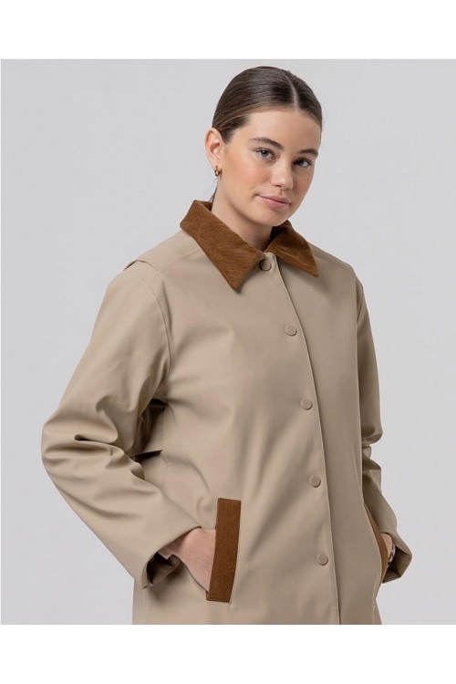 Gabardina con forro interior d CAMEL