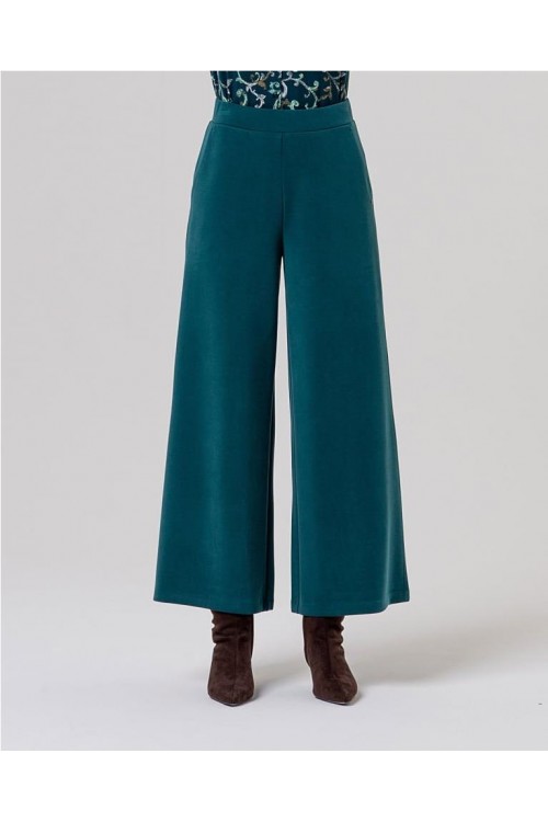 Pantalón ancho VERDE BOTELLA