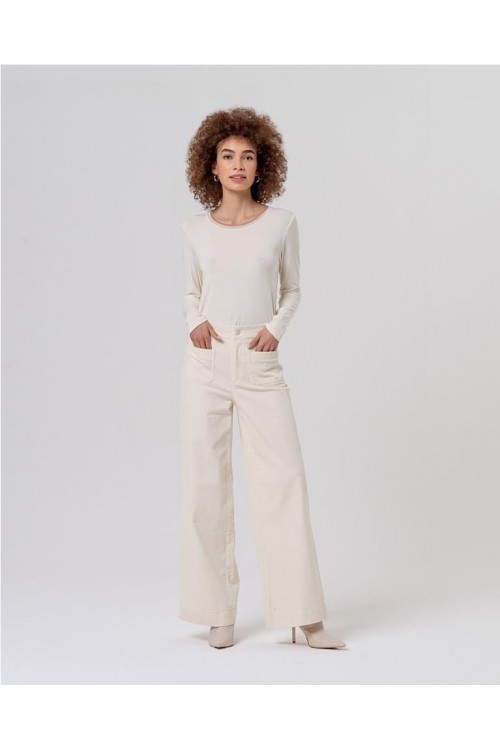 Pantalón ancho con...