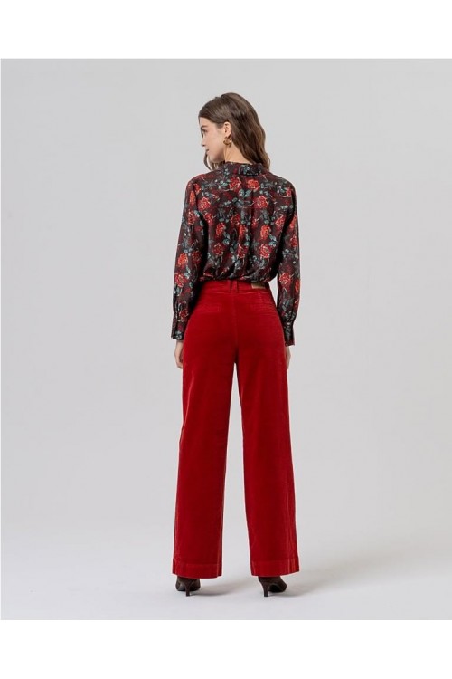 Pantalón ancho con... 2
