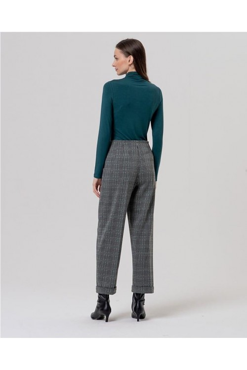 Pantalón recto GRIS 2