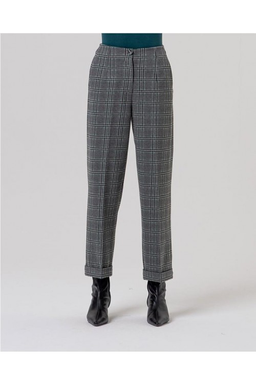Pantalón recto GRIS