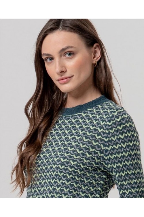 Jersey cuello redondo contextu VERDE...