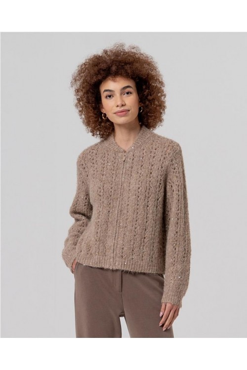 Cardigan bomber con...