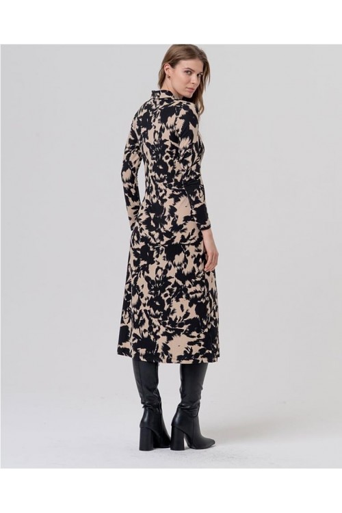 Vestido camisero NEGRO