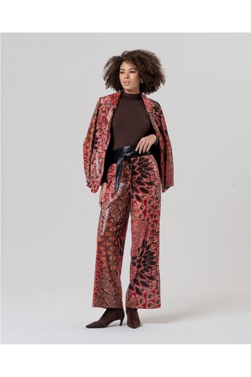 Pantalón recto ESTAMPADO