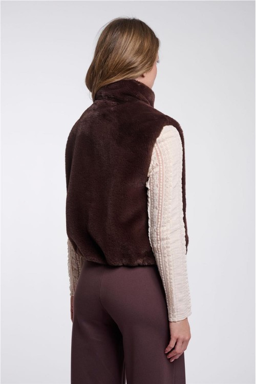 CHALECO RINOPELLE MARRON 2