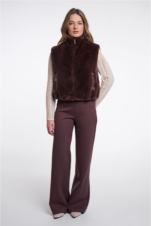 CHALECO RINOPELLE MARRON