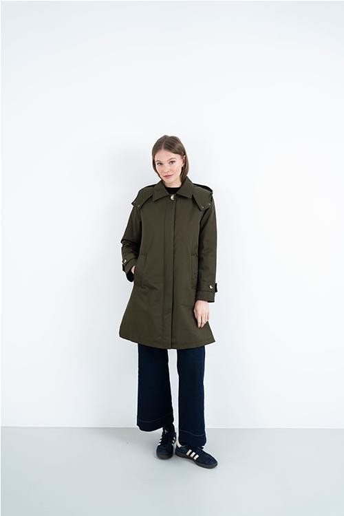 PARKA HONGO KAKI
