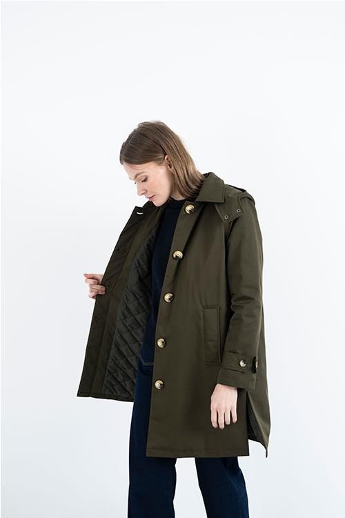 PARKA HONGO KAKI